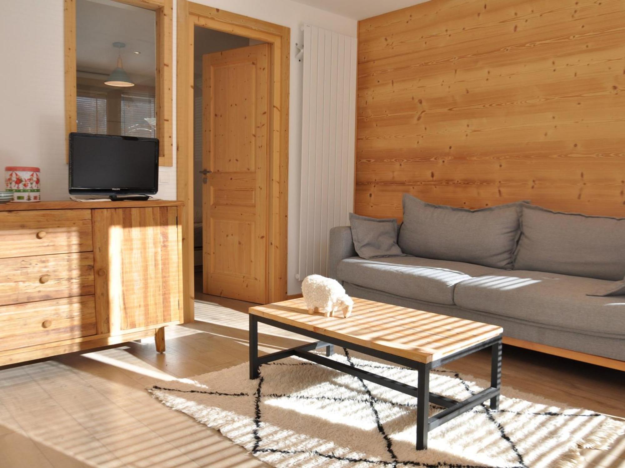 Appartement Lumineux Avec Terrasse, 2 Chambres, Parking Et Cave - La Chapelle-D'Abondance - Fr-1-692-3 Luaran gambar